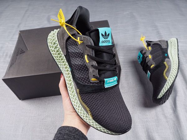 Adidas Consortium ZX 4000 2019新款 4D打印拼接男生慢跑鞋