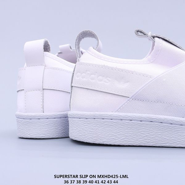 Adidas Superstar Slip-On 2022新款 經典交叉綁帶貝殼頭男女款休閑板鞋