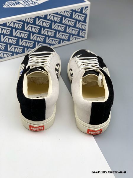 Vans Og Lampin Lx 2020新款 磨砂皮帆布拼接 低幫復古情侶款板鞋