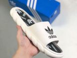 Adidas 2022新款 街頭潮流情侶款沙灘拖鞋
