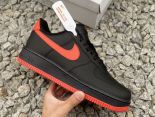 Nike Air Force 1 Low 2024最新男女生黑紅色空軍一號低幫運動休閒板鞋