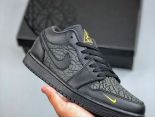 Nike Air Jordan 1 LOW SE 黑色 2025新款男女生低幫文化籃球鞋